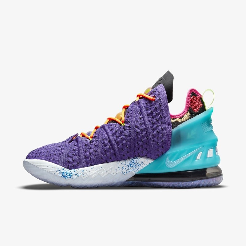 Purple store lebron 18